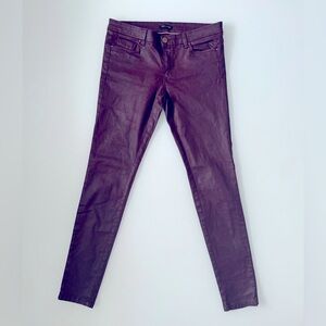 Size 6 Burgundy Skinny Jean